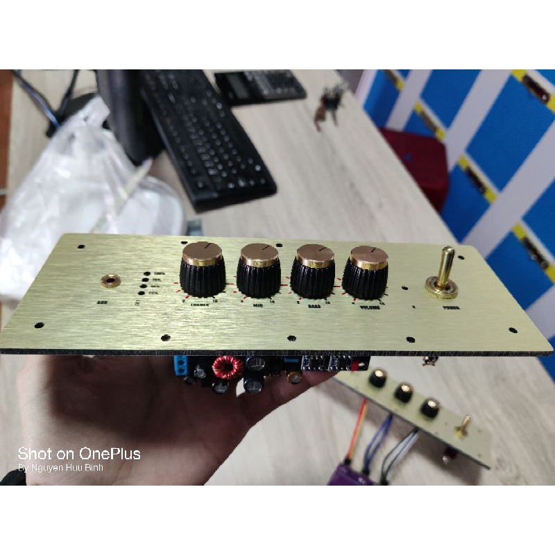 Tấm control cho mạch loa bluetooth phong cách marshall