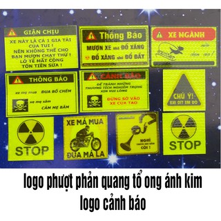 COMBO TEM XE CẢNH BÁO