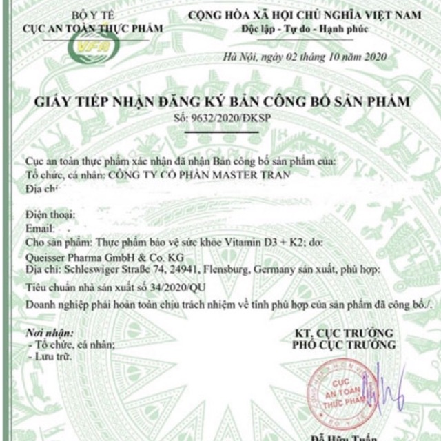 Bộ đôi bổ sung canxi tối ưu ngừa loãng xương magnesium calcium + d3,vitamin d3 + k2 dopperherz(phụ nữ có thai,cho con bú