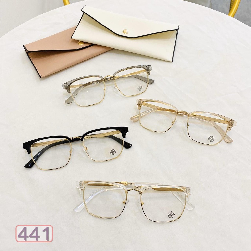 [Mã FARSSTGRE giảm 5K đơn bất kỳ] Mắt Kính Giả Cận From Vuông 8063 Gọng Kim Loại 441 | BigBuy360 - bigbuy360.vn