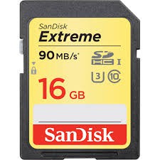 Thẻ nhớ SDHC SanDisk Extreme 90MB/s 16GB