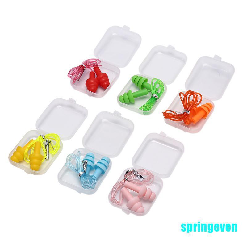 Nút Silicone Bịt Tai Chống Ồn Có Thể Tái Sử Dụng Nhiều Lần