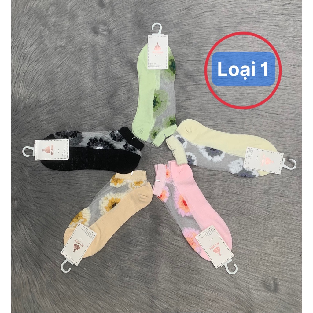 [HCM] Combo 5 đôi vớ lưới nữ cổ ngắn ( hàng loại 1 ), phong cách Hàn Quốc , nhiều mẫu , phù hợp vớ học sinh, sinh viên .