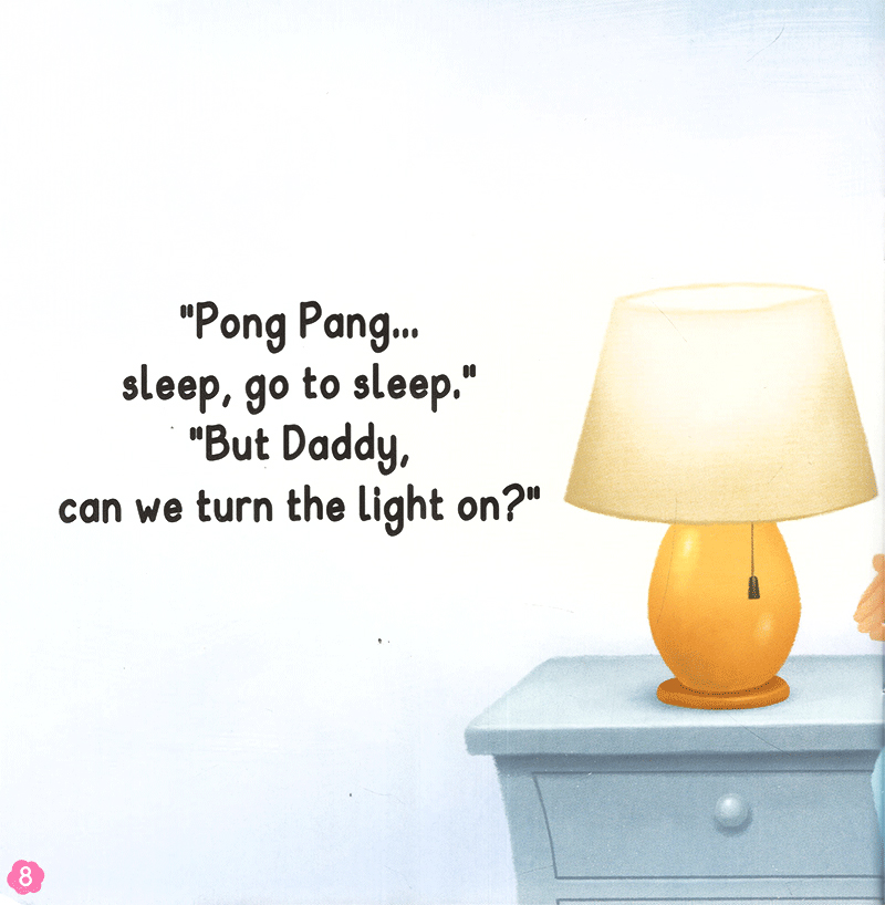 Sách Pong Pang - Bống Bang Không Muốn Đi Ngủ (Song Ngữ Việt - Anh)