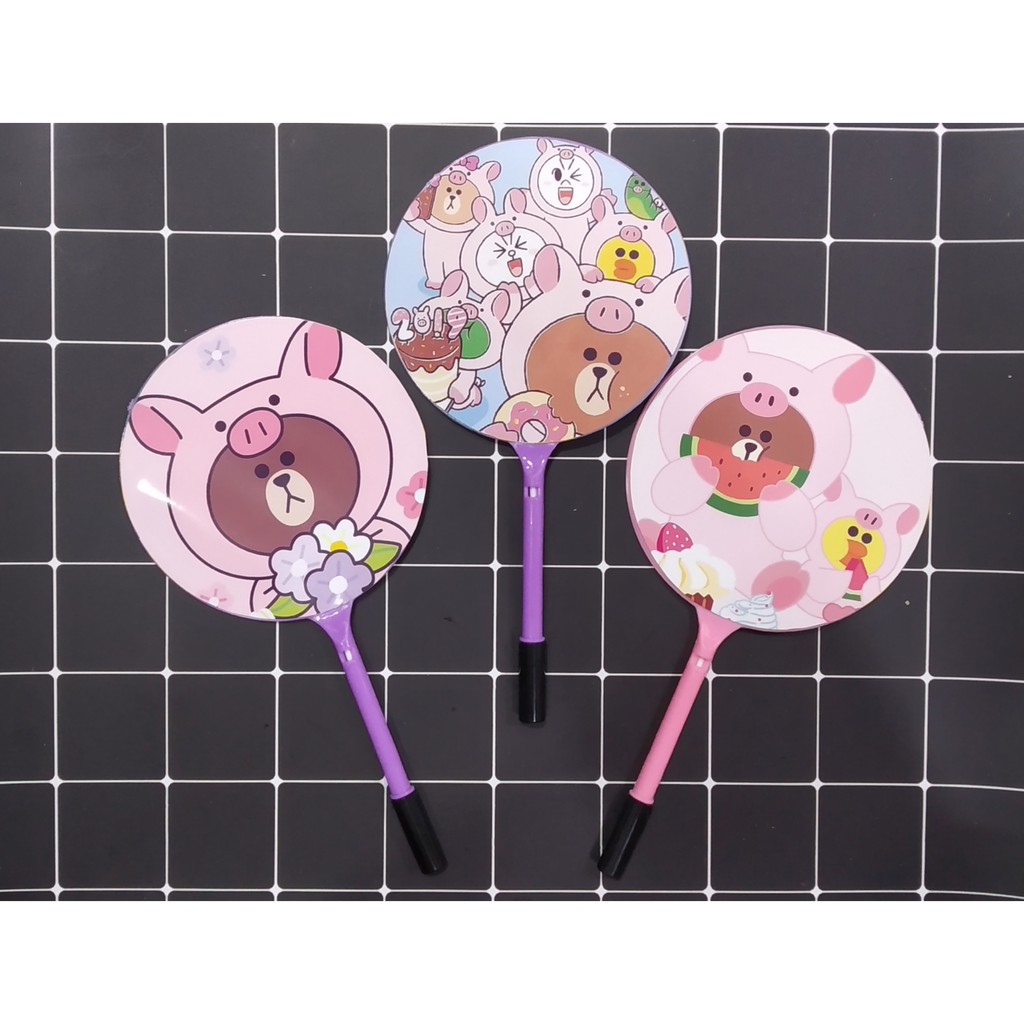 Bút quạt gấu brown thỏ cony BQI9 bút bi mực bút cute bút dễ thương