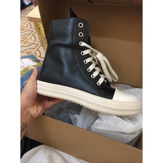 Giày rick owens ( sẵn đủ size khóa bạc )