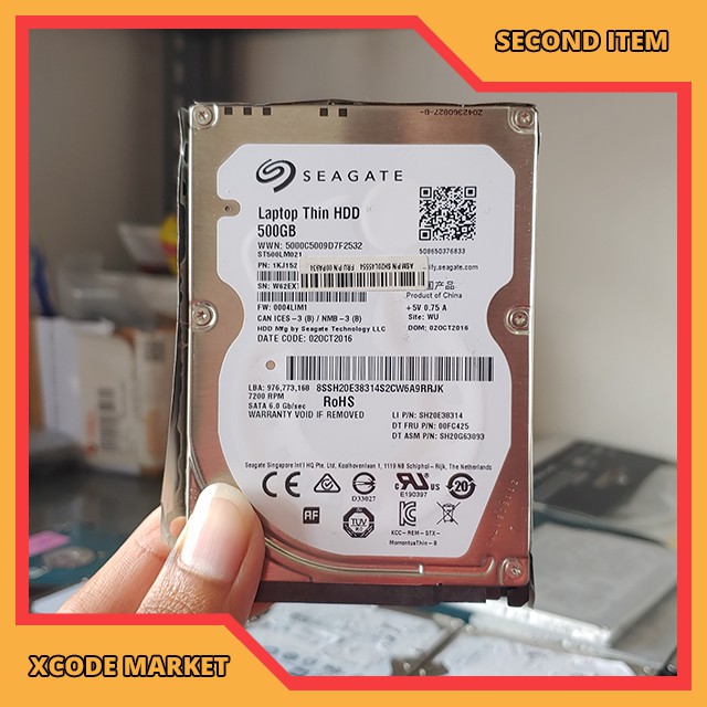 Ổ Cứng 2.5 Seagate Slim 500gb 7200rpm St500lm021 Laptop Ps3 Macbook