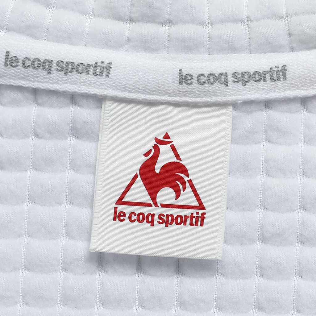 Áo nỉ Lecoq Sportif nam QTMQJF41-WHT