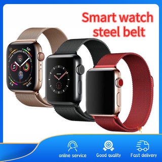 Dây Đeo Thay Thế Bằng Kim Loại Dạng Lưới Cho Apple Watch