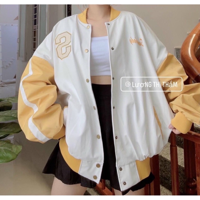 Áo khoác bomber dù lót das không nón unisex ulzzang nam nữ