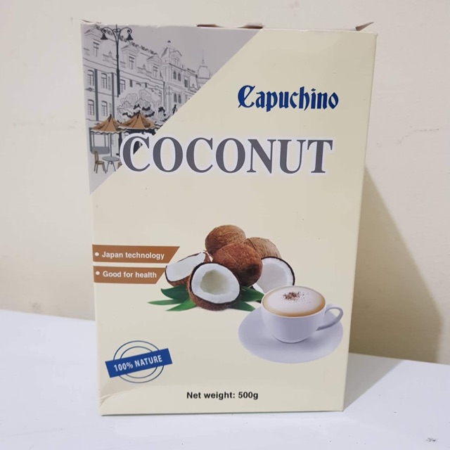 Bột capuchino Dừa Hộp Giấy 500g