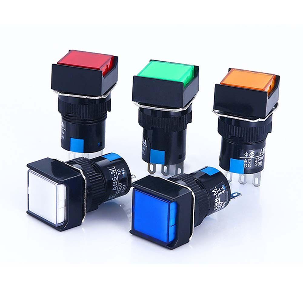 Set 4 Công Tắc Nhấn Tự Khoá 5A 250V Bền Bỉ Chuyên Nghiệp