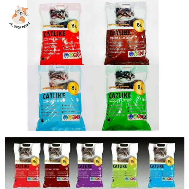 CAT LITTER Cát vệ sinh cho mèo - Cát vệ sinh khử mùi diệt khuẩn cho mèo CATLIKE 8L