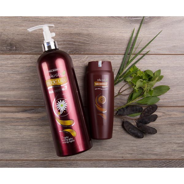 Dầu gội Thái Dương 7 chai 200ml. &amp; ngày không gàu, không ngứa