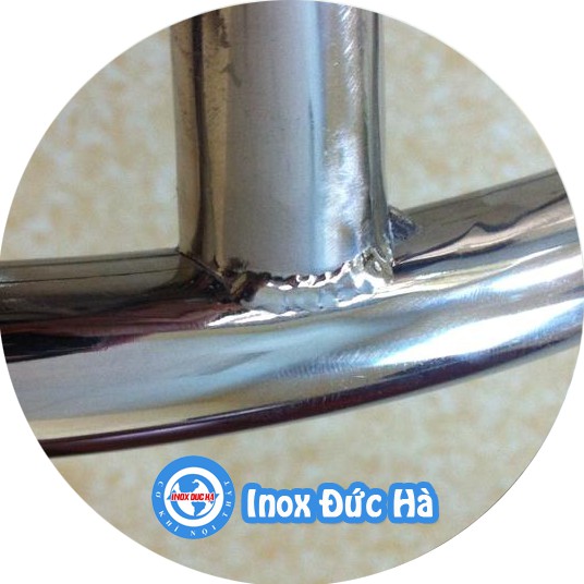 Ghế inox tròn chân vòng