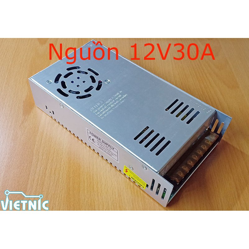 NGUỒN 12V 30A - BỘ CHUYỂN ĐỔI NGUỒN 220V SANG 12V 30A