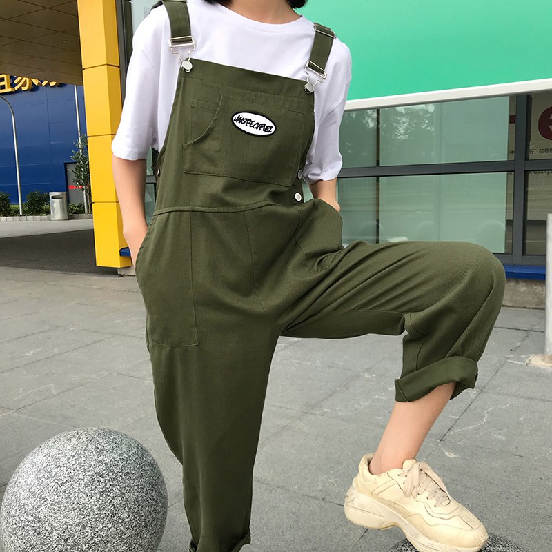 yếm jumpsuit phong cách thời trang