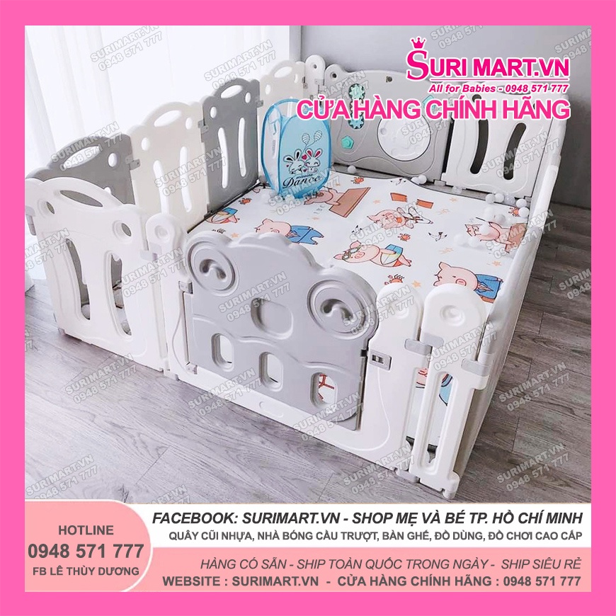 (Sẵn HCM) Quây bóng Honper , Quây Holla cú mèo cho bé