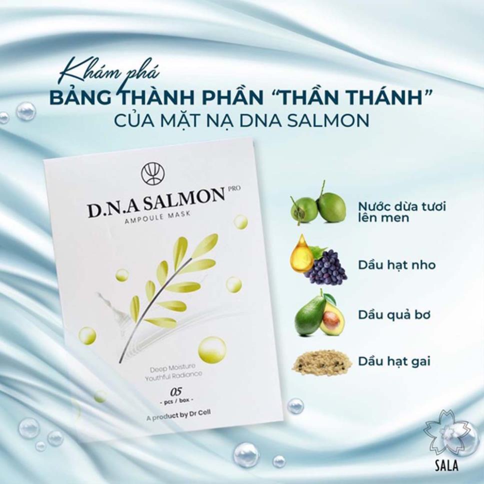 1 Mặt Nạ Dừa dưỡng trắng, dưỡng ẩm, giúp làn da của bạn trở nên trắng hồng, căng mịn D.N.A SALMON Dr Cell | BigBuy360 - bigbuy360.vn