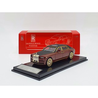 Xe Mô Hình Rolls-Royce Phantom 1:64 Collector's Model (Đỏ Mui Đen Viền Vàng)