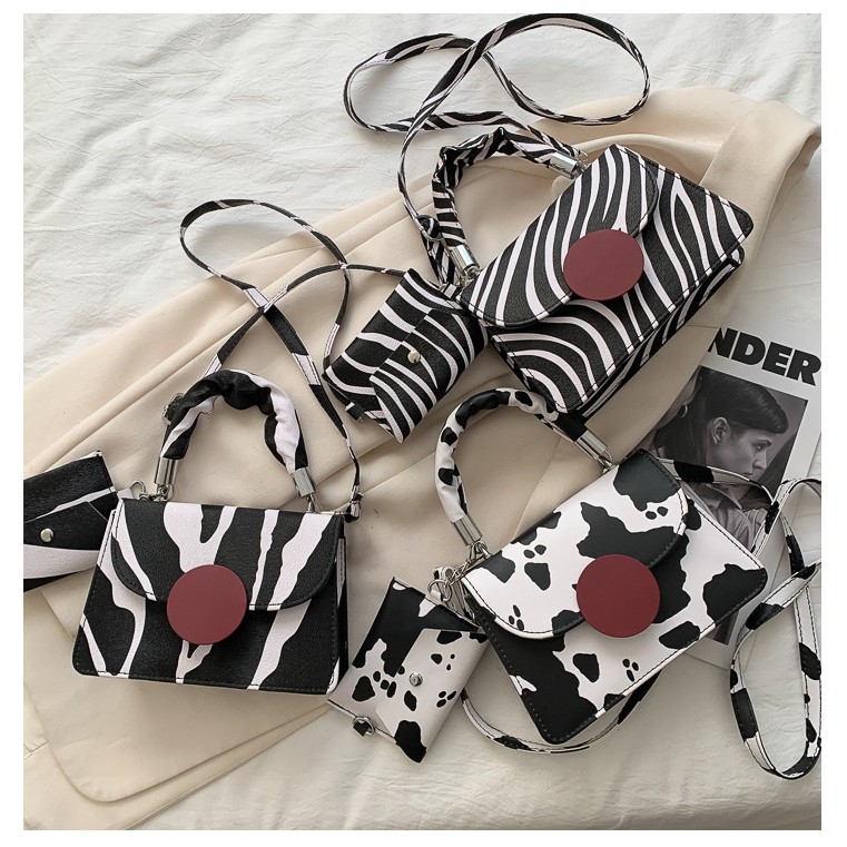 Túi xách nữ họa tiết động vật kèm ví hot trend 2021 túi đeo chéo TX32 | BigBuy360 - bigbuy360.vn