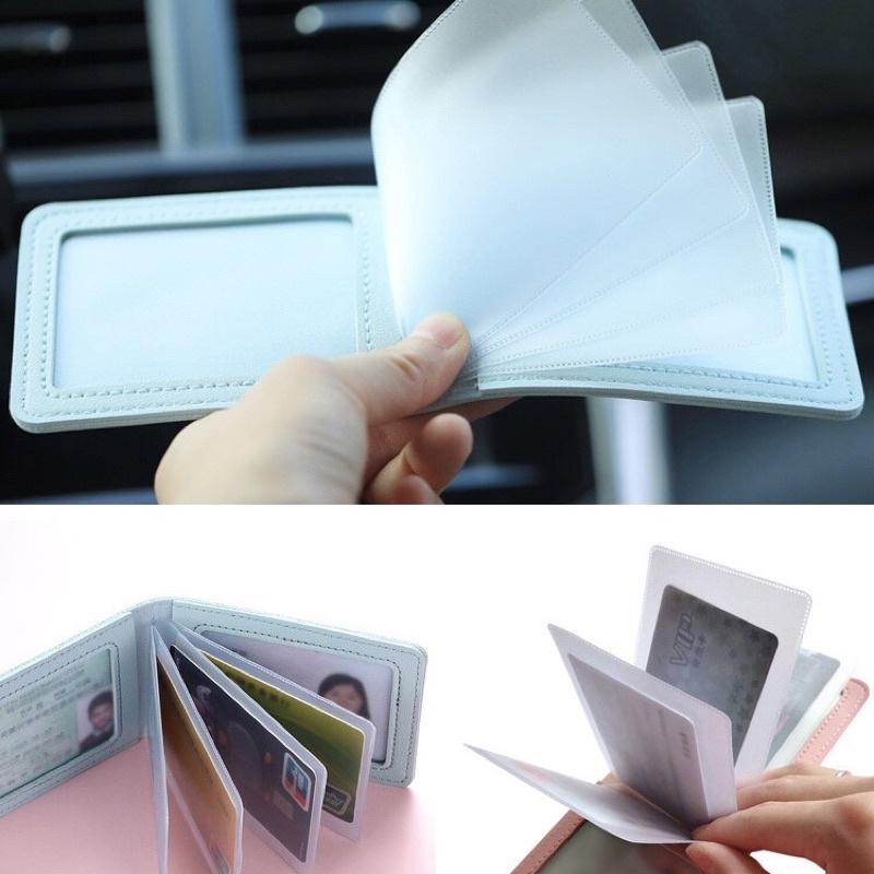 Ví để CCCD, thẻ ngân hàng loại 6 ngăn in hình hoạt hình