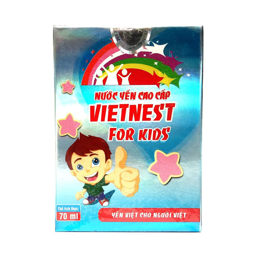 Nước yến cao cấp chưng sẵn nhiều dinh dưỡng, protein, chất đạm và vitamin cho bé VIETNEST FOR KID 70ml