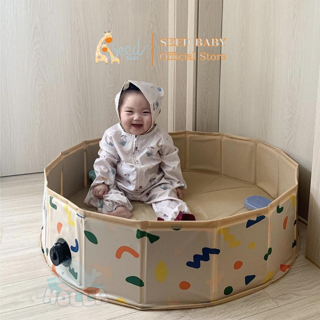 Bể bóng đa năng gấp gọn Holla cho bé làm bể bơi (không kèm bóng) - Seed Baby