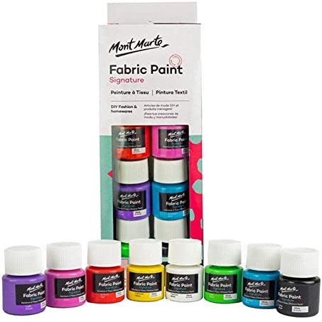 BỘ MÀU VẼ VẢI MONT MARTE 20 ML (FABRIC PAINT)