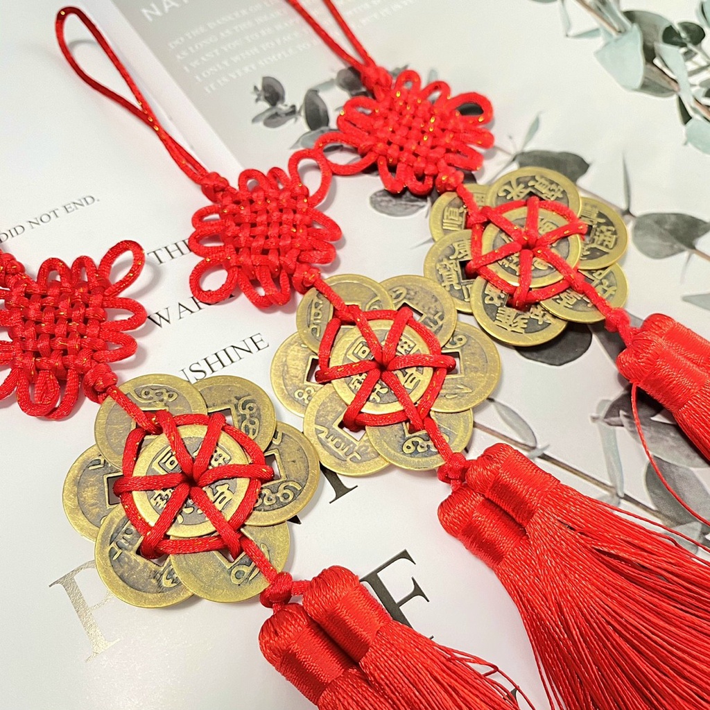 Dây Treo Xe Kim Tiên Hoa Mai và dây phật vàng - Hàng thủ công Siêu Đẹp