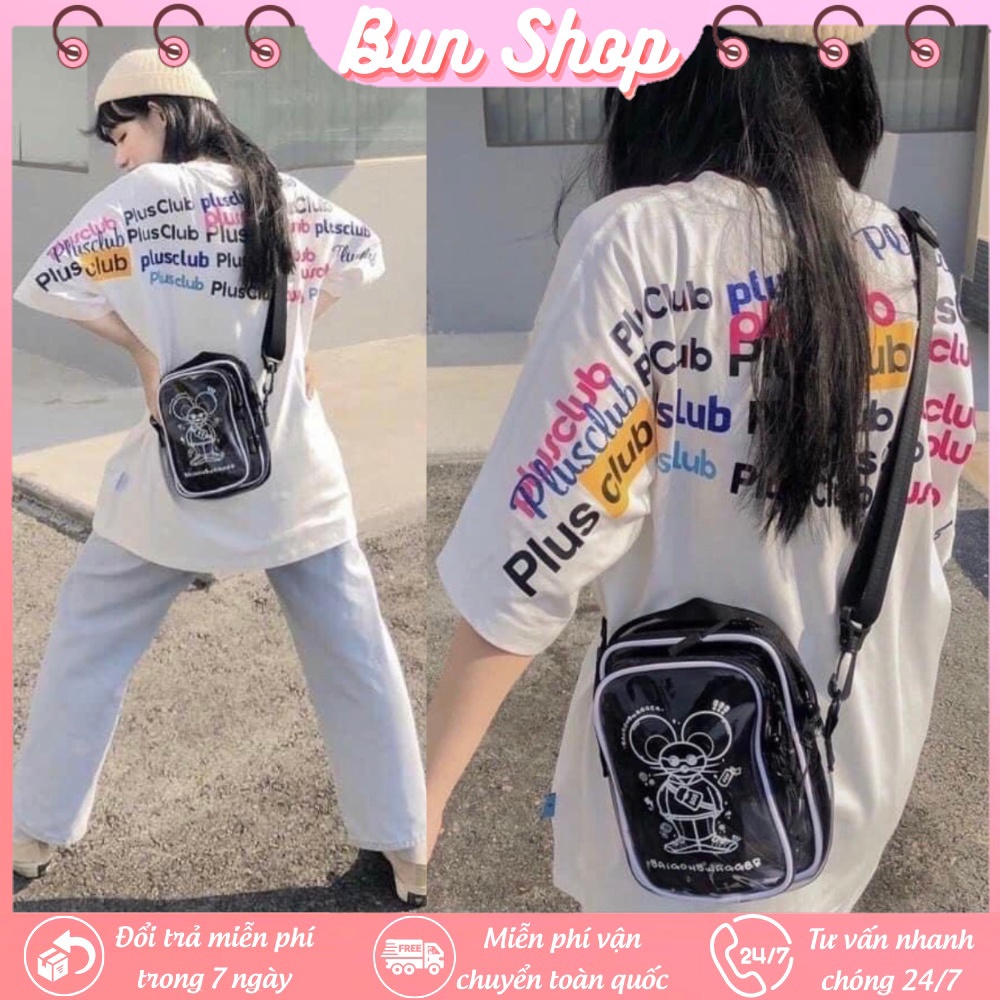 Túi Đeo Chéo Hình Chuột Mickey Dành Cho Nam Nữ Bun shop20