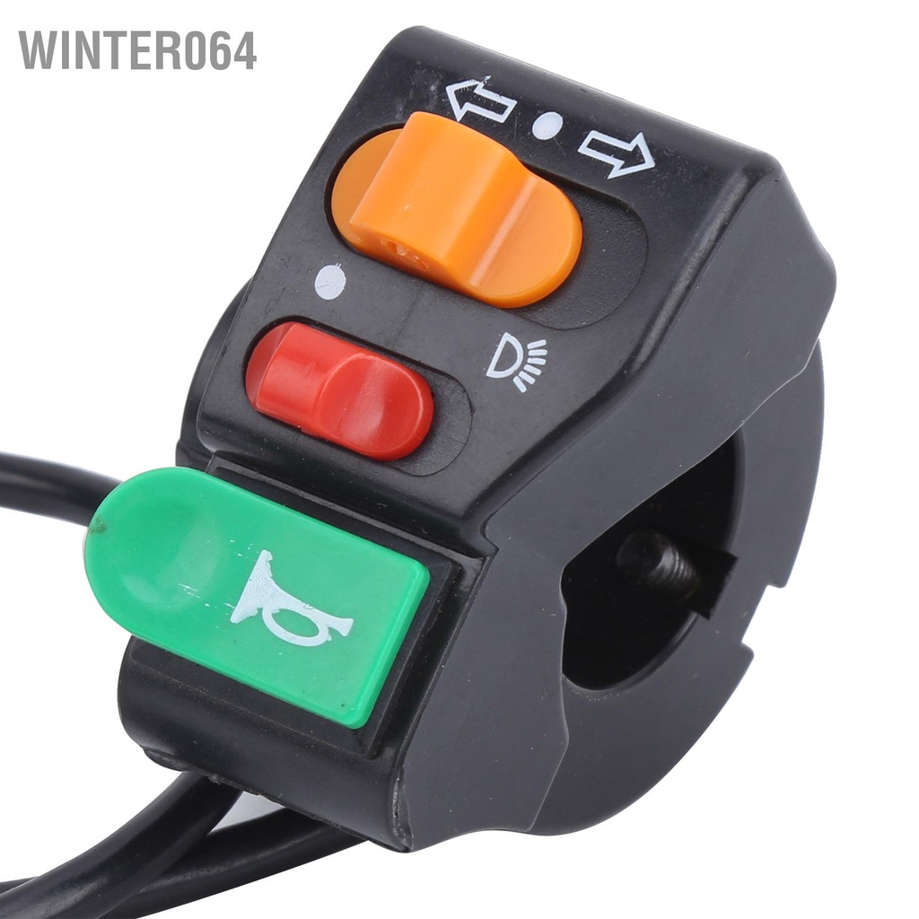 2 chiếc  công tắc còi  Xe đạp điện tay ga Đa năng 3 trong 1 Đèn báo rẽ Winter064