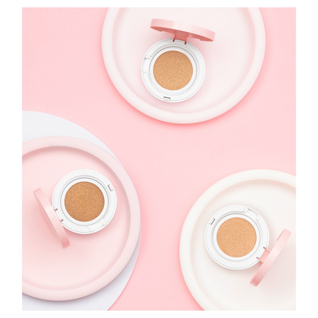 PHẤN NƯỚC ESSANCE MỊN LÌ MỜ KHUYẾT ĐIỂM 15G VEIL FIT CUSHION SPF50+ PA+++ | BigBuy360 - bigbuy360.vn