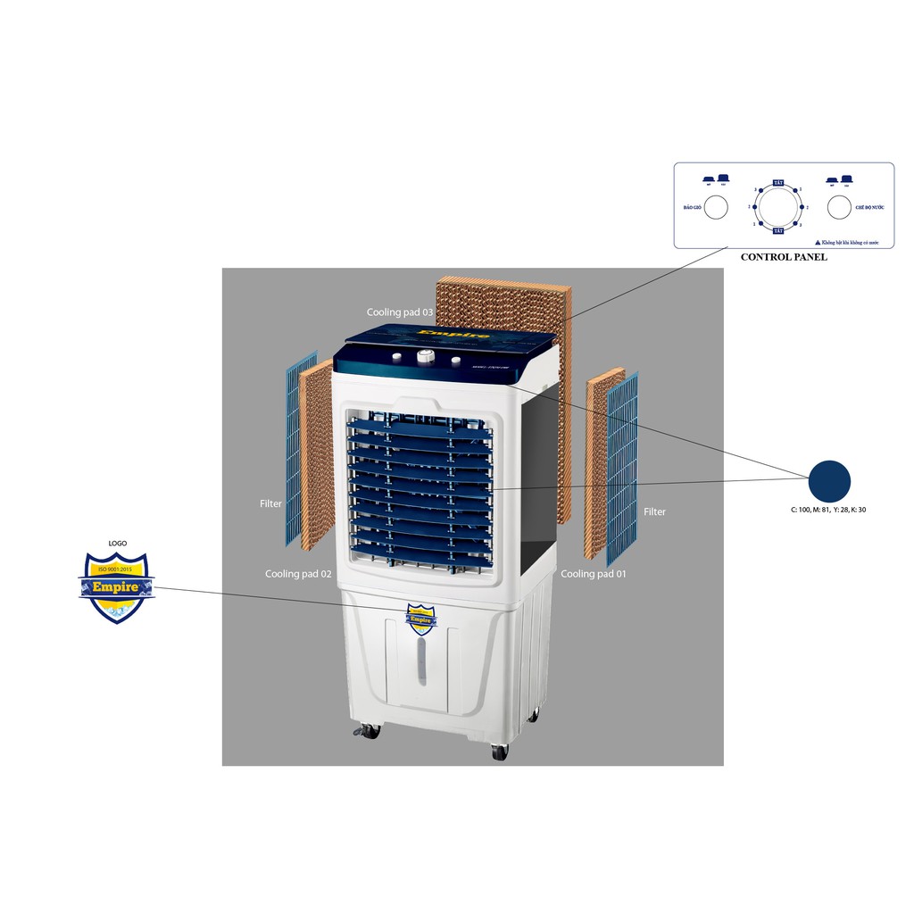 Máy làm mát không khí Empire EPML 4900