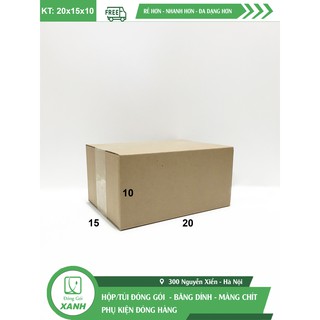 [TIẾT KIỆM] Combo 50 hộp carton cod 20x15x10 cm