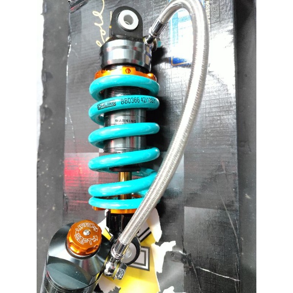 Phuộc Ohlins Nitron bình dầu xám lông đền vàng gắn Exciter 2010 Ex nhỏ ex 135 150 155 Winner X V1 V3 Sonic