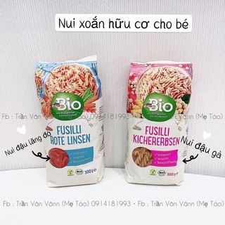 Nui xoắn hữu cơ Bio Đức - 500g ( Date : 2022 - 2023 )