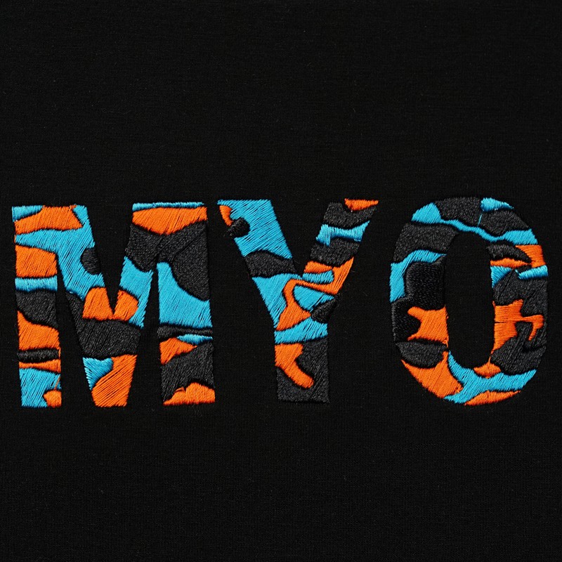 Áo Nam Form Rộng MYO Vải Cotton Thêu Camo