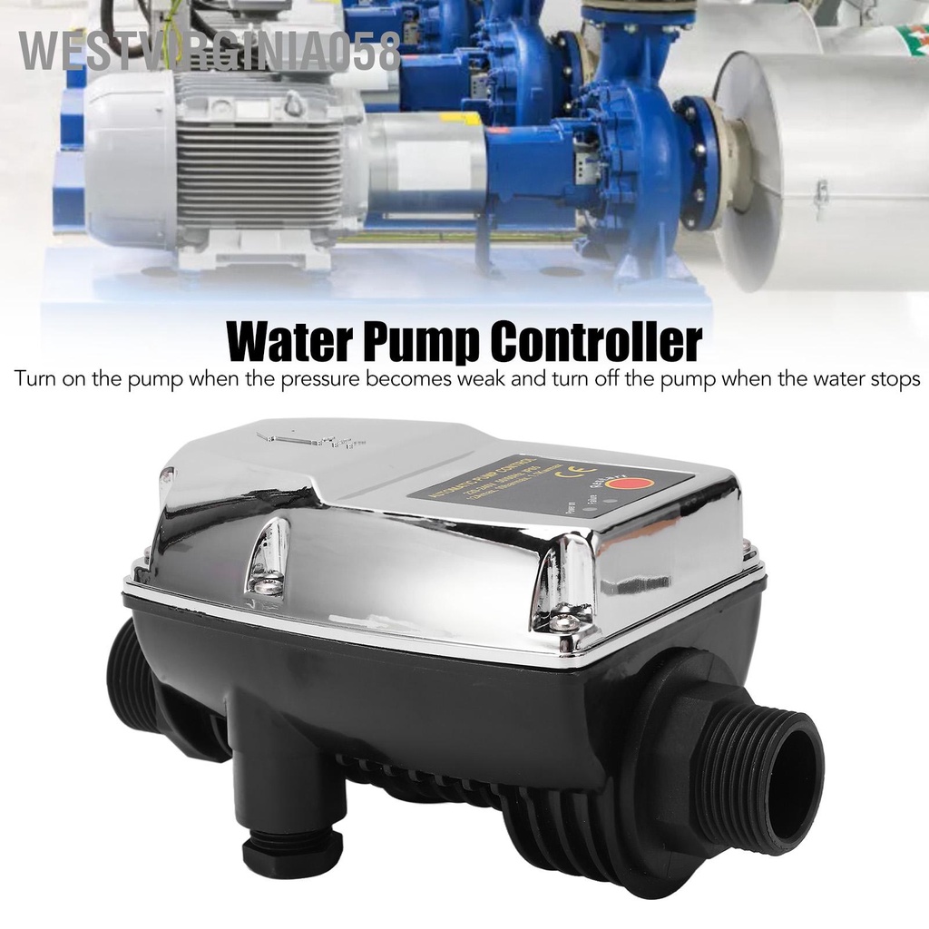Có thể bán buôn Bộ điều khiển máy bơm nước Bạc chống thấm Nhà ở ABS công tắc áp suất 12A tự động thông minh Westvirginia058 Hàng giao ngay