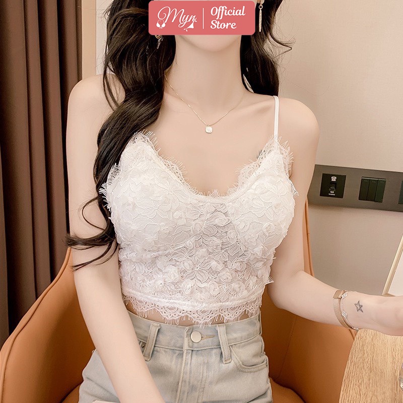 Áo lót nữ, áo bra hoa hồng nổi B 3135 quả chéo quyến rũ MYN_UNDERWEAR