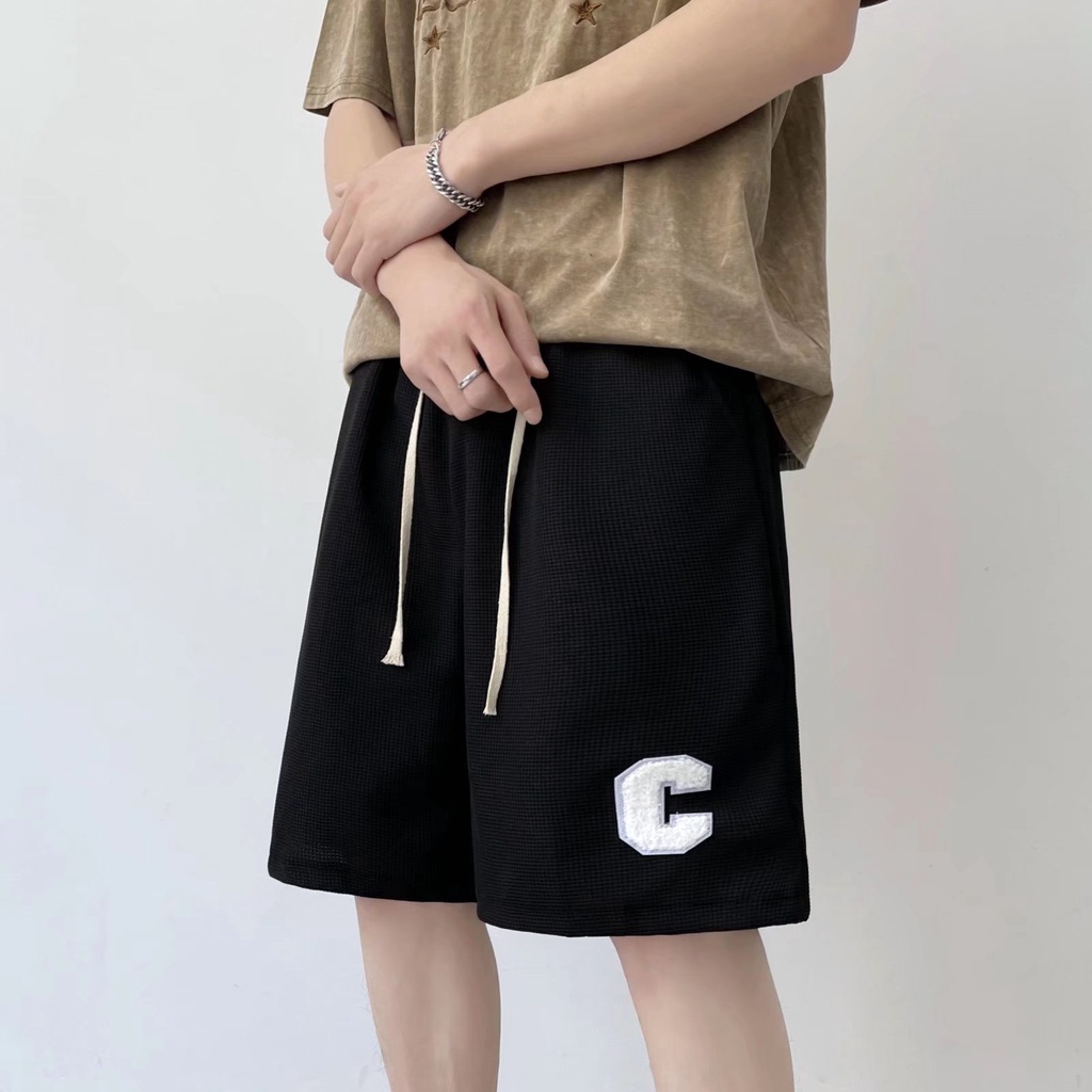 Quần Short Thể Thao Ống Rộng Lưng Thun Thoải Mái Thời Trang Cho Nam size M-3XL