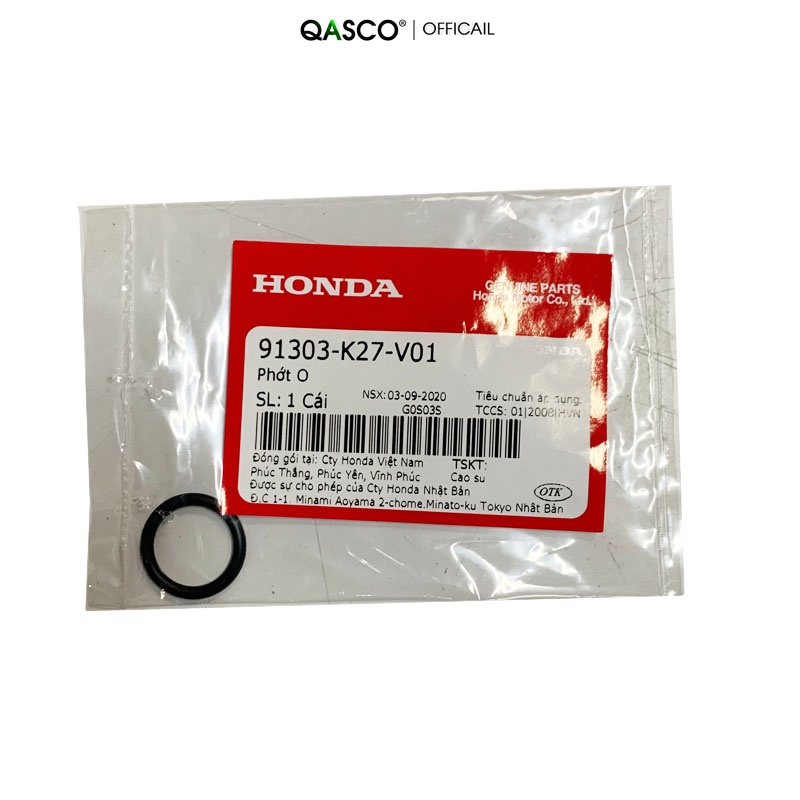 Phớt O-Ring HONDA Air Blade 125 / Lead 125 và nhiều dòng xe ga  QA(91303K27V01)