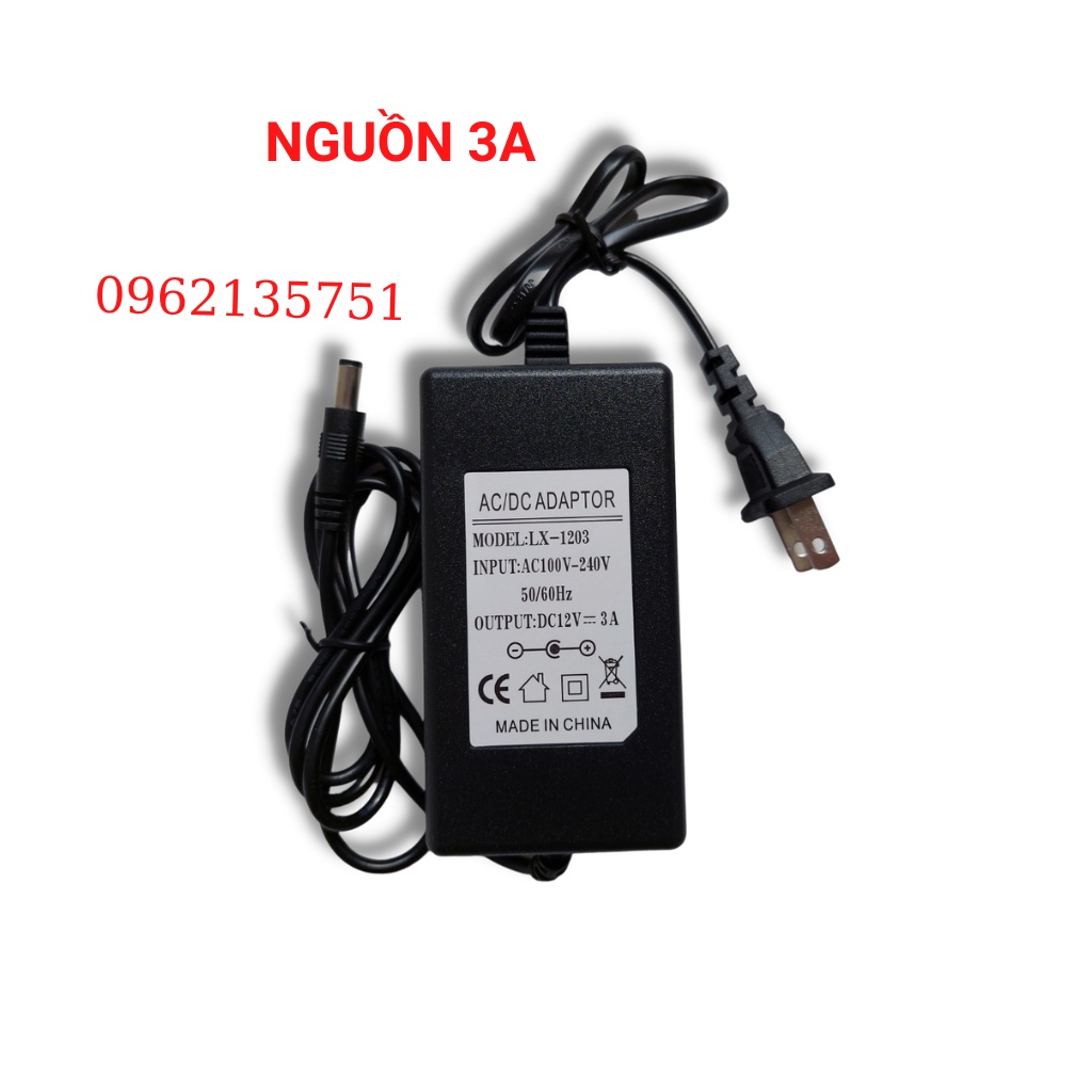 Bộ đổi nguồn Adaptor 12V 1A- 2A- 3A- 5A- 5A Tốt