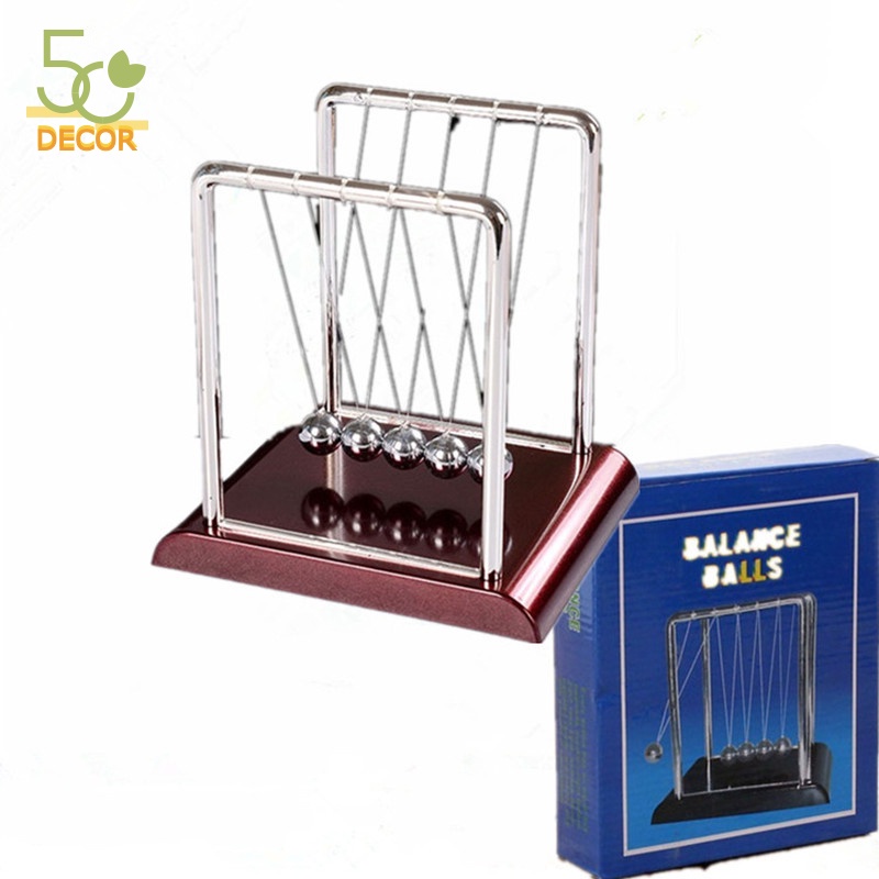 Mô hình quả lắc Newton để bàn, quả lắc trang trí phòng khách, văn phòng, decor bàn làm việc, quà tặng, lưu niệm