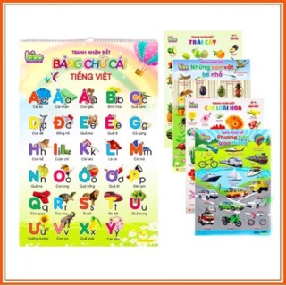 Bộ tranh nhận biết 12 chủ đề BIBO - Shop TH