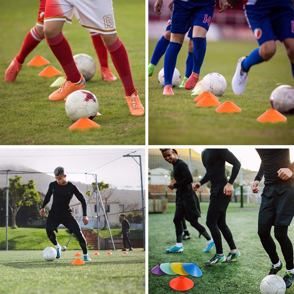Mắc Cơ bóng đá cải thiện khả năng rê dắt bóng, độ bền cao ổn định chiều cao 4,5cm (bán lẻ)