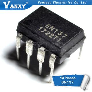 Bộ 10 Linh Kiện Điện Tử Ic 6n137 Dip8 6n137 Dip Dip-8