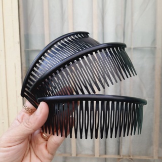 Lược cài tóc đũa đen trơn 12.5cm (mã X800D)