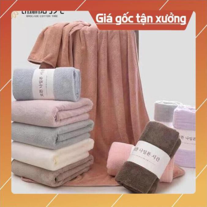 [XẢ KHO+FREE SHIP] Khăn tắm bông cao cấp xuất Hàn 70x140