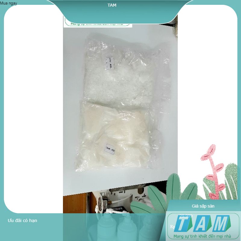 Hóa chất sục rửa màng lọc RO 1kg A01+ 1kg A02